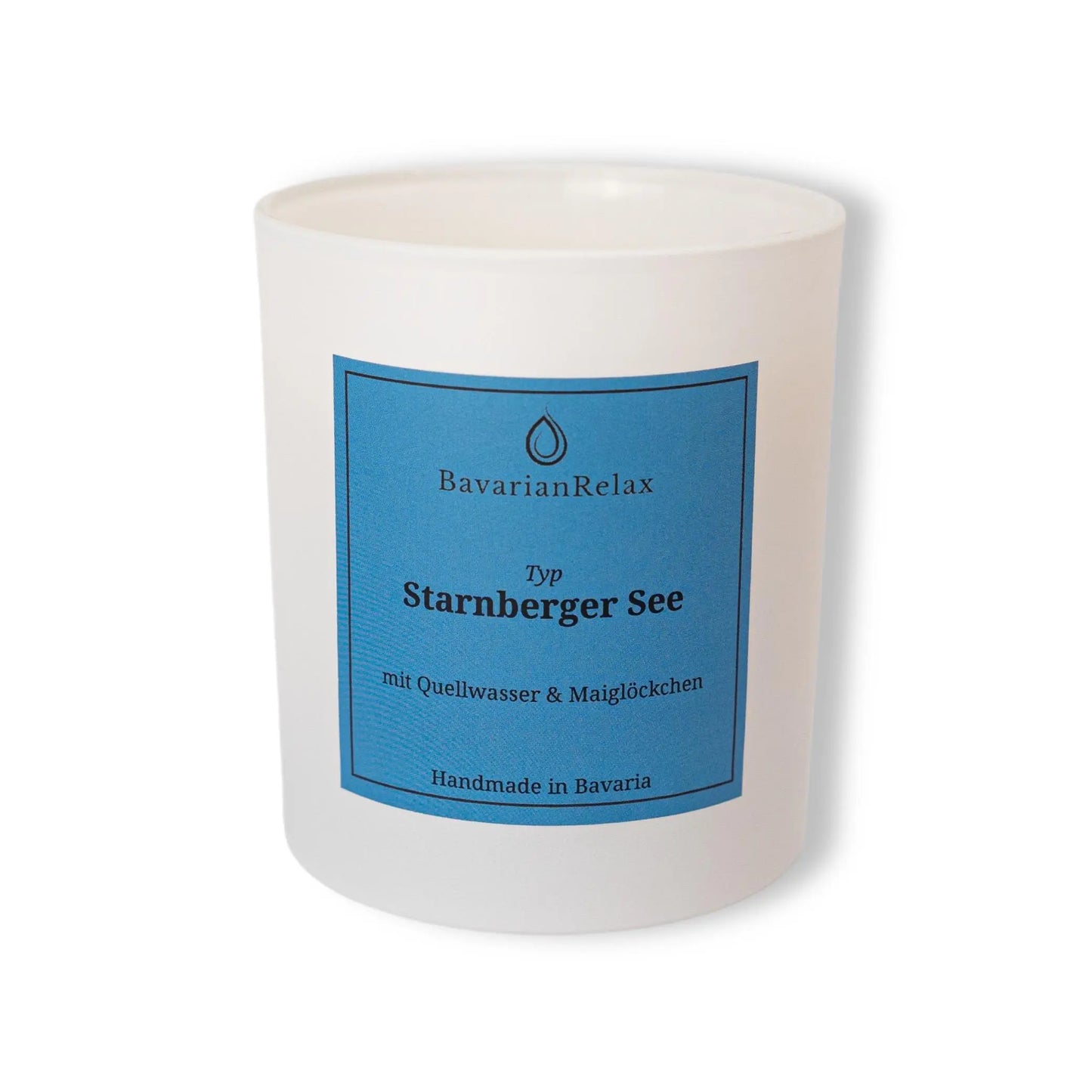 Type Starnberger See scented candle 200g - Handmade in Bavaria