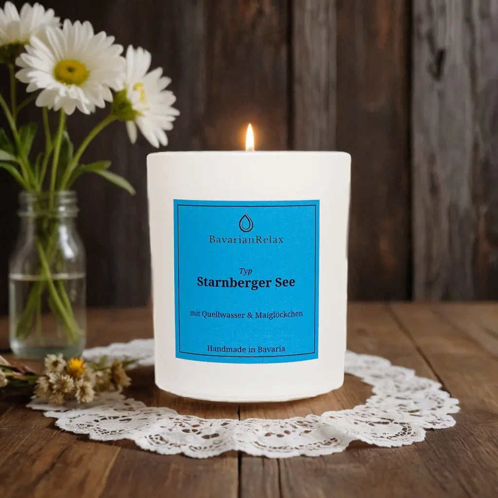 Type Starnberger See scented candle 200g - Handmade in Bavaria